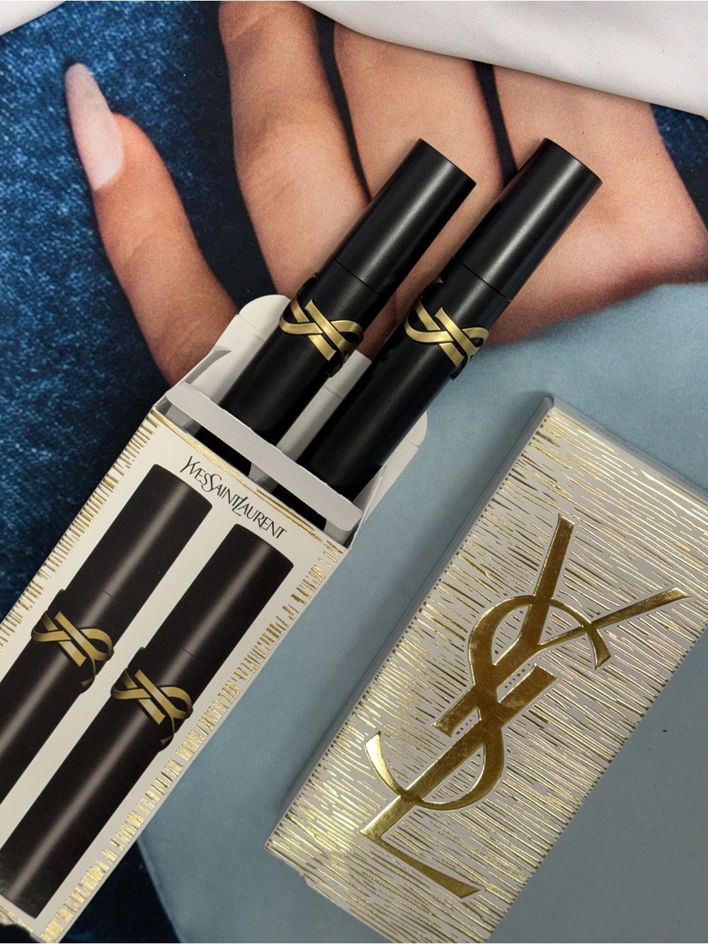 (new+box) Yves Saint Laurent set of (2) Black Mascara Set new in box - Picture 1 of 6